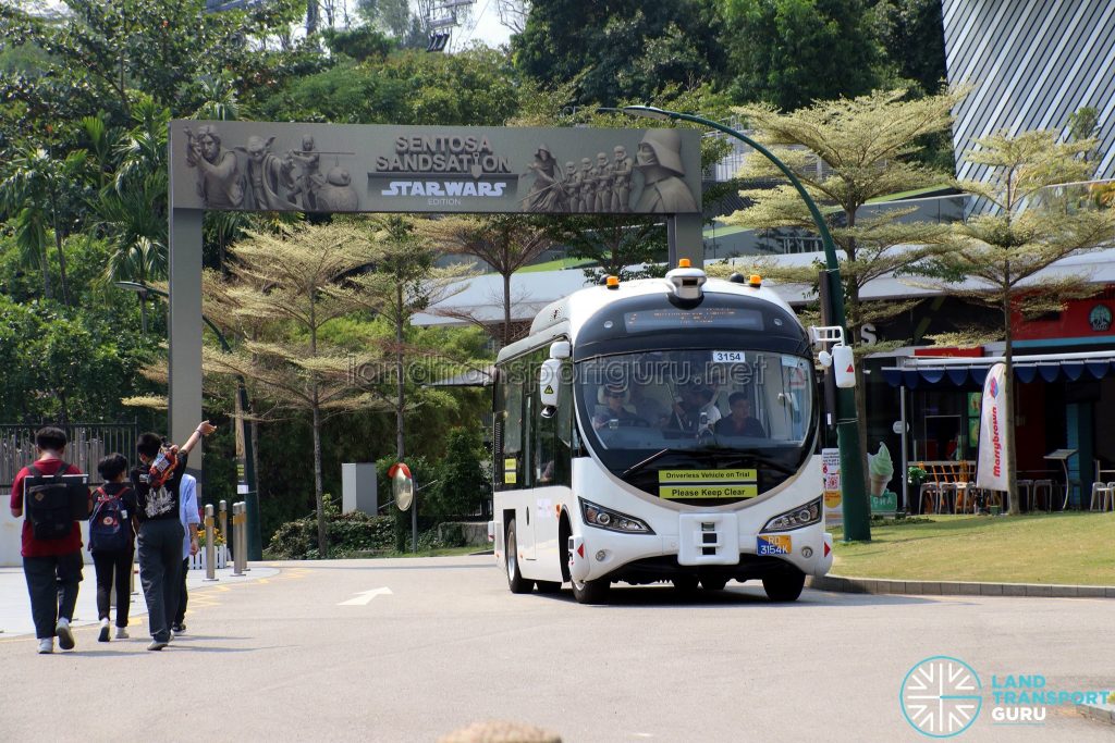 ST Autobus - Sentosa Trial (at Beach Station)