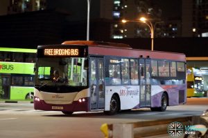 PGLRT Bridging Bus - SBS Transit Scania K230UB (SBS5175Y)