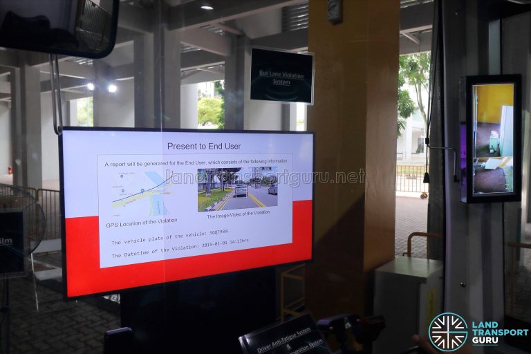 LTA Smart Bus Bus Lane Violation System (Incident Report) Land