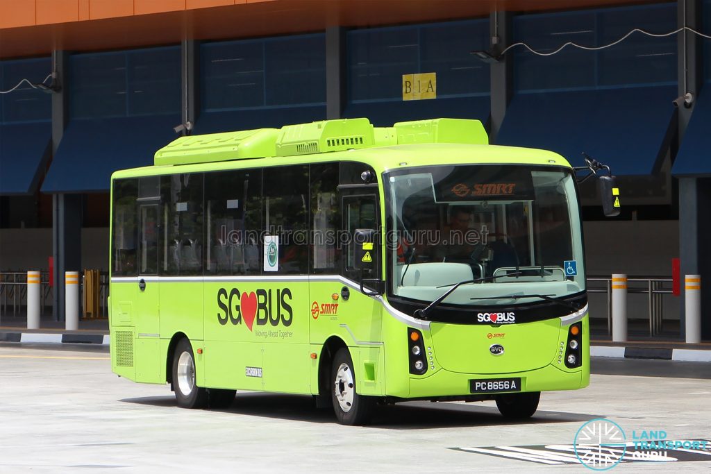SMRT Logo - SMRT Buses BYD C6 (PC8656A)