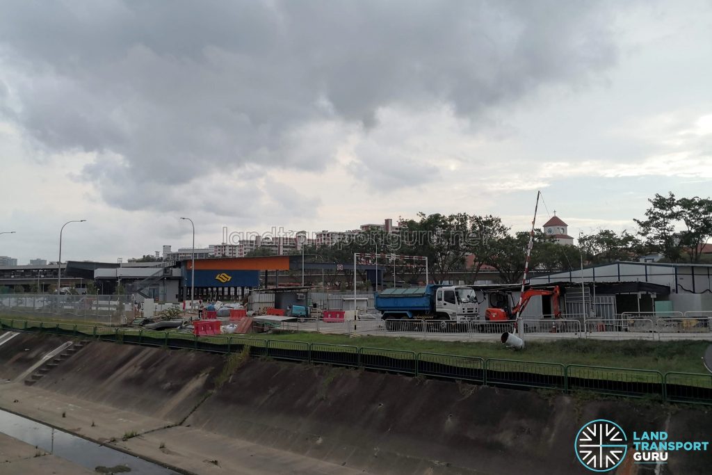 Exterior view of Yio Chu Kang Bus Interchange expansion