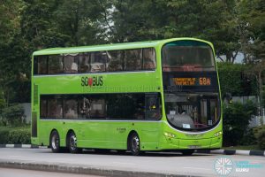 Bus 68A: Go-Ahead Volvo B9TL Wright (SBS3309S)
