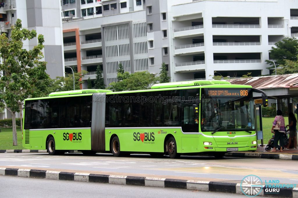 Bus 806 - SBS Transit MAN A24 / Lion's City G (SMB8006S)