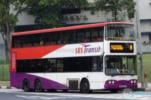 Bus 8 - SBS Transit Volvo B10TL (SBS9807G)