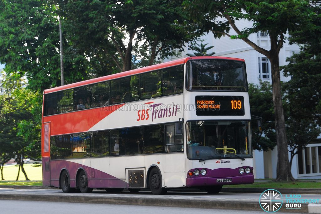 Bus 109 - SBS Transit Volvo B10TL (SBS9838S)