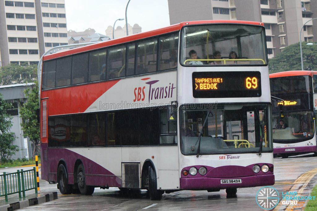 Bus 69 - SBS Transit Volvo B10TL (SBS9849K)