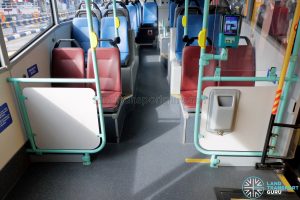 Volvo B5LH - New guard panels at priority seats after exit door