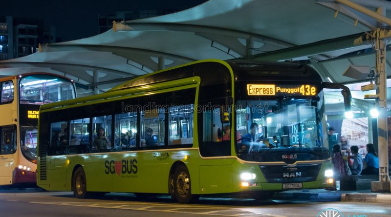 Bus 43e: Go-Ahead MAN Lion's City A22 (SG1720L)