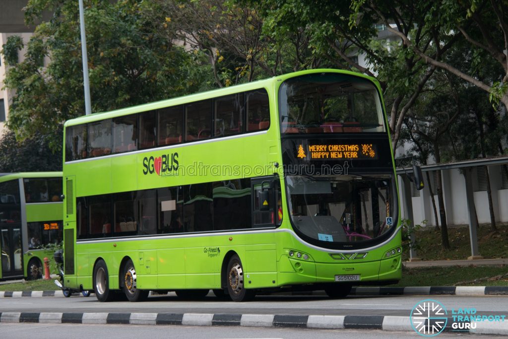 Merry Christmas Happy New Year - Go-Ahead Volvo B9TL Wright (SG5102U)