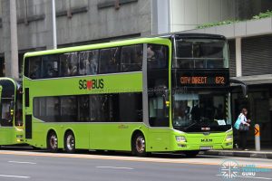 City Direct 672 - SBS Transit MAN A95 (SG5903A)