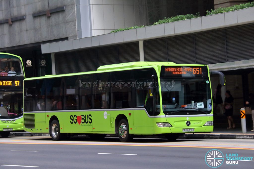 City Direct 651 - Tower Transit Mercedes-Benz Citaro (SBS6339K)