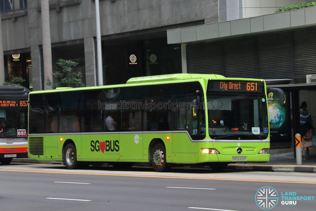 City Direct 651 - Tower Transit Mercedes-Benz Citaro (SBS6444P)