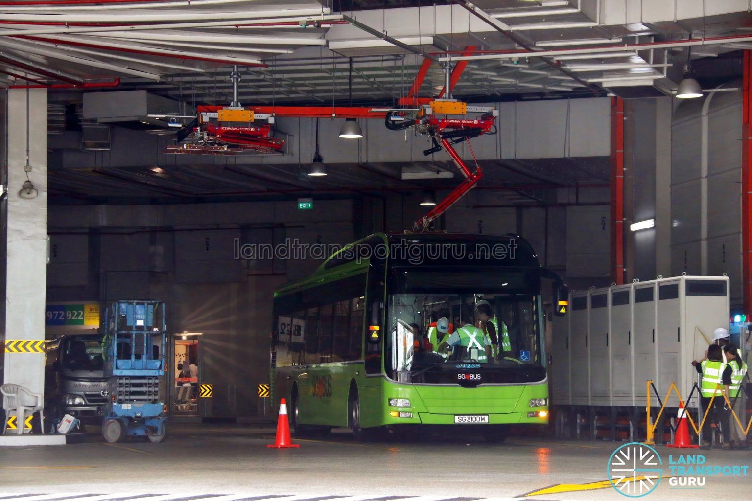 St Engineering Retrofitted Electric Bus Sg3100m Bukit Panjang Ith