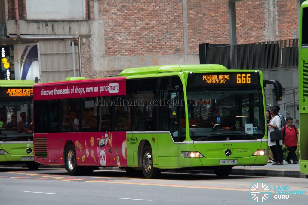 Bus 666: Go-Ahead Mercedes-Benz Citaro (SG1014S)