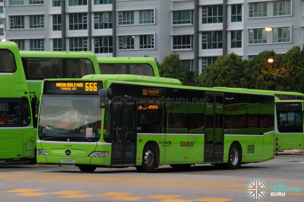 Bus 666: Go-Ahead Mercedes-Benz Citaro (SG1064Y)