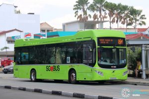 Bus 16M: SBS Transit Volvo B5LH (SG3049D)