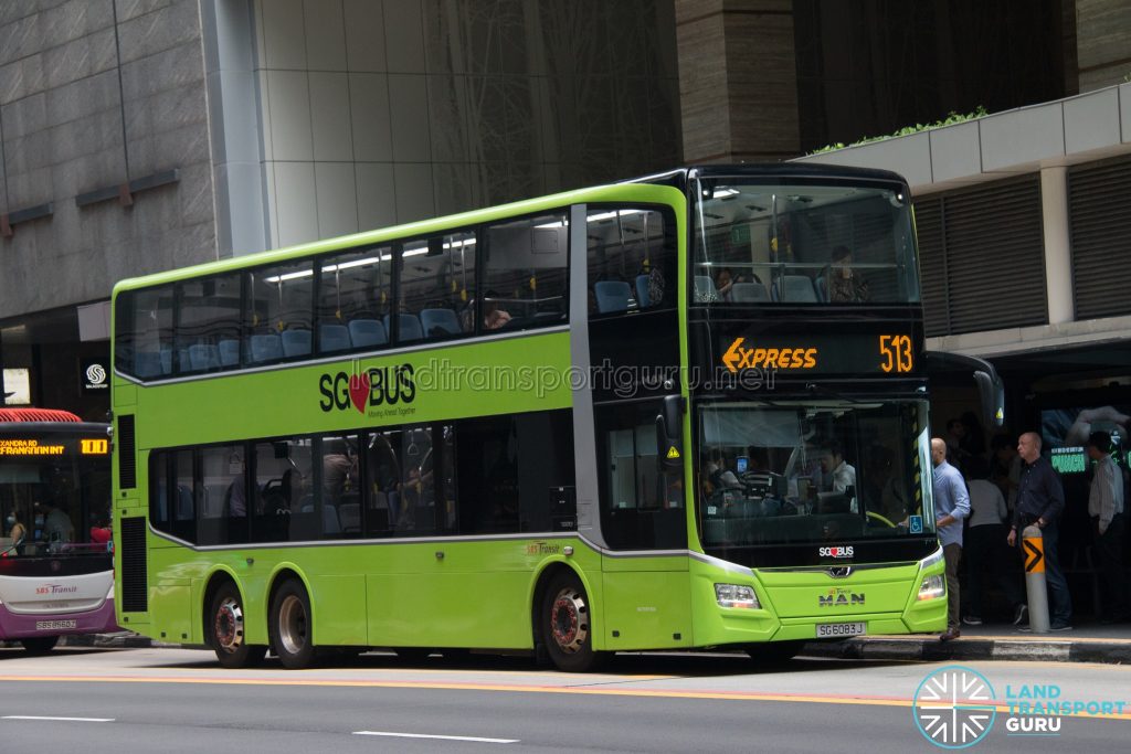 Express 513: SBS Transit MAN Lion's City DD A95 (SG6083J)