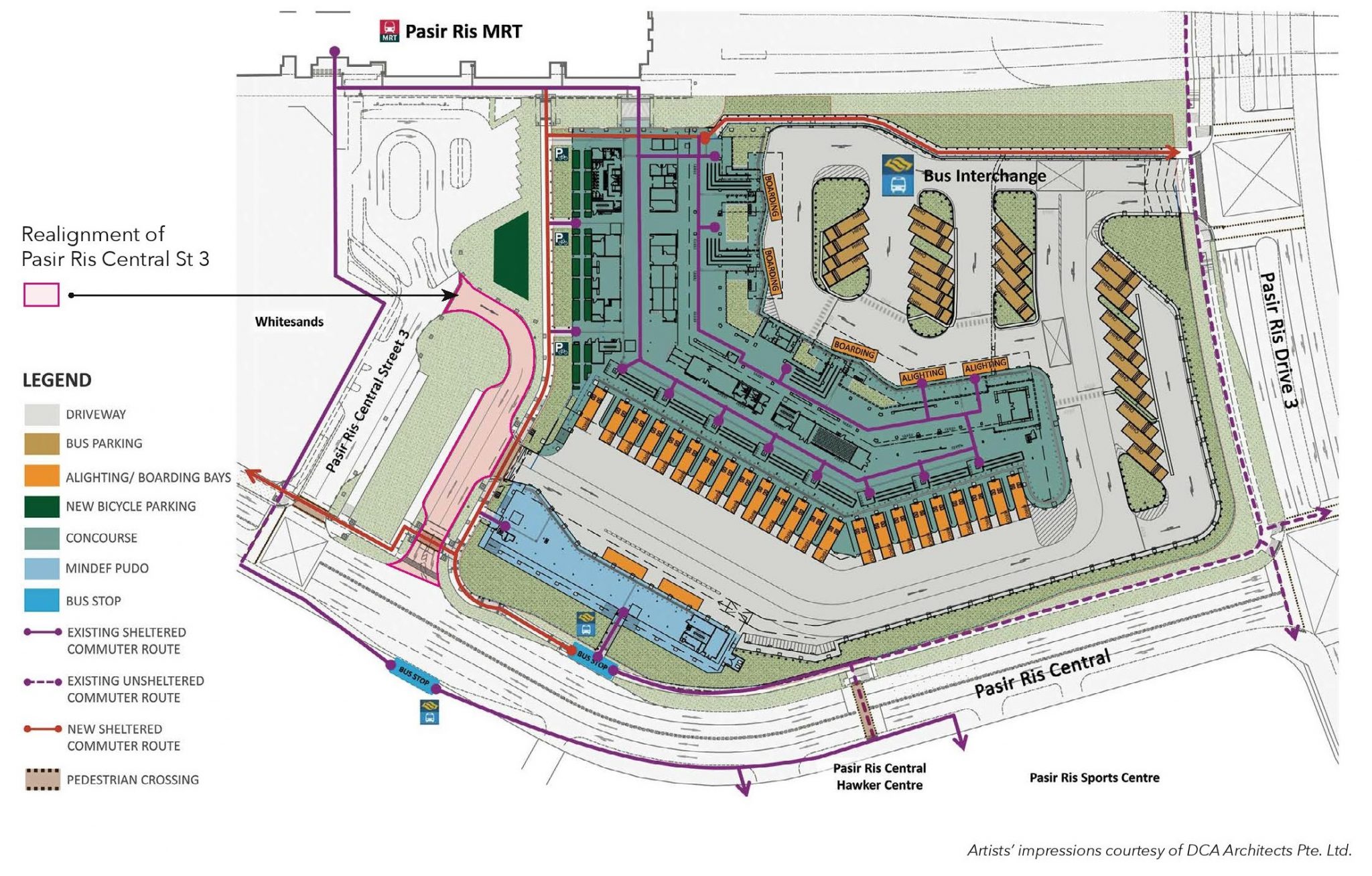 Pasir Ris Interim Bus Interchange Floor Plan Artists Impression   Pasir Ris Interim Bus Interchange Floor Plan 2048x1308 