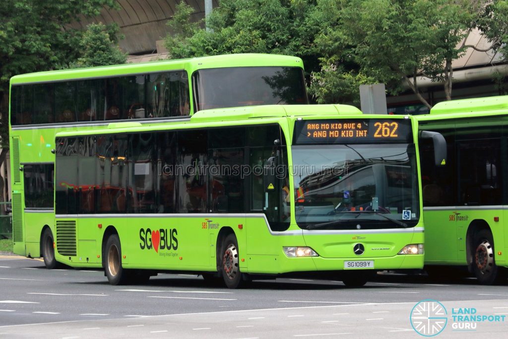 Bus 262: SBS Transit Mercedes-Benz Citaro (SG1099Y)