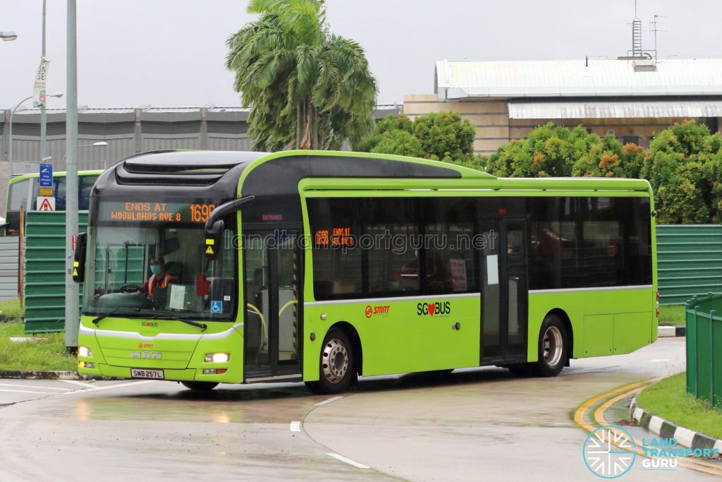 Bus 169B – SMRT MAN A22 (SMB257L)