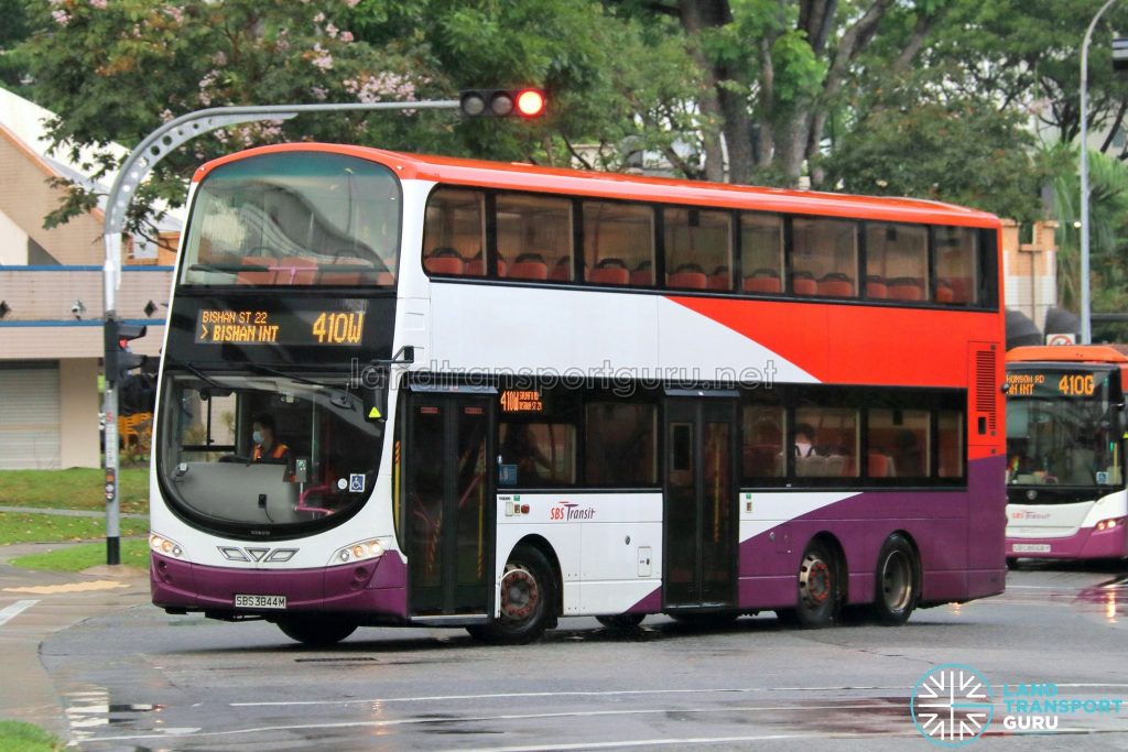 Bus 410W: SBS Transit Volvo B9TL Wright (SBS3944M)