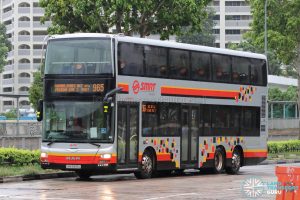 Bus 965: SMRT MAN Lion's City DD A95 (SMB5895L)