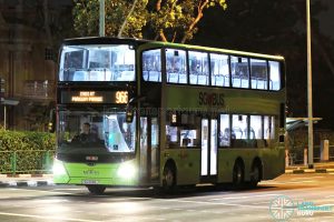 Bus 966: SMRT Buses MAN Lion's City DD A95 (SG6066J)