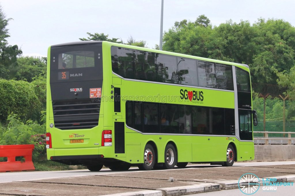 Bus 35: SBS Transit MAN Lion's City DD A95 (SG6163L)