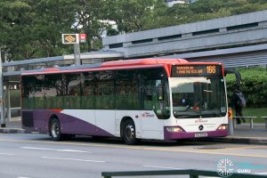 Bus 166: SBS Transit Mercedes-Benz Citaro (SBS6618E)