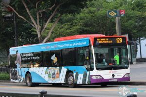 Bus 128: SBS Transit Mercedes-Benz Citaro (SBS6649R)