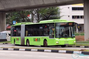 Bus 811T - SBS Transit MAN A24 (SMB8008L)