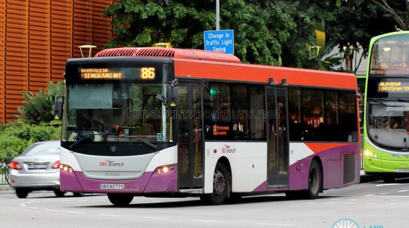 Bus 86: SBS Transit Scania K230UB (SBS8277S)