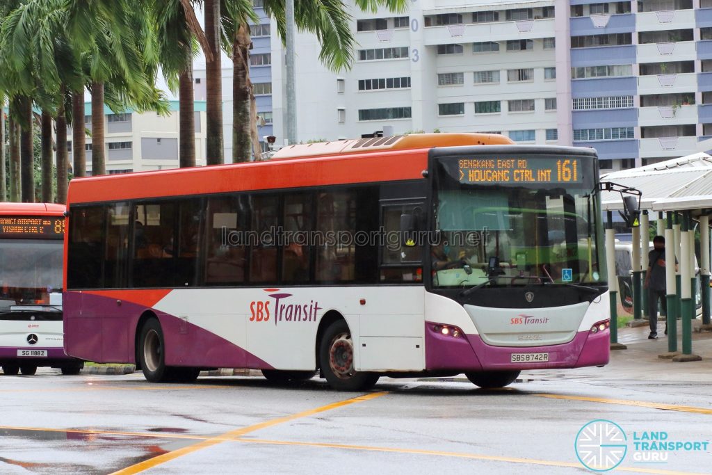 Bus 161: SBS Transit Scania K230UB (SBS8742R)