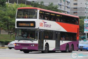 Bus 89: SBS Transit Dennis Trident (SBS9690A)