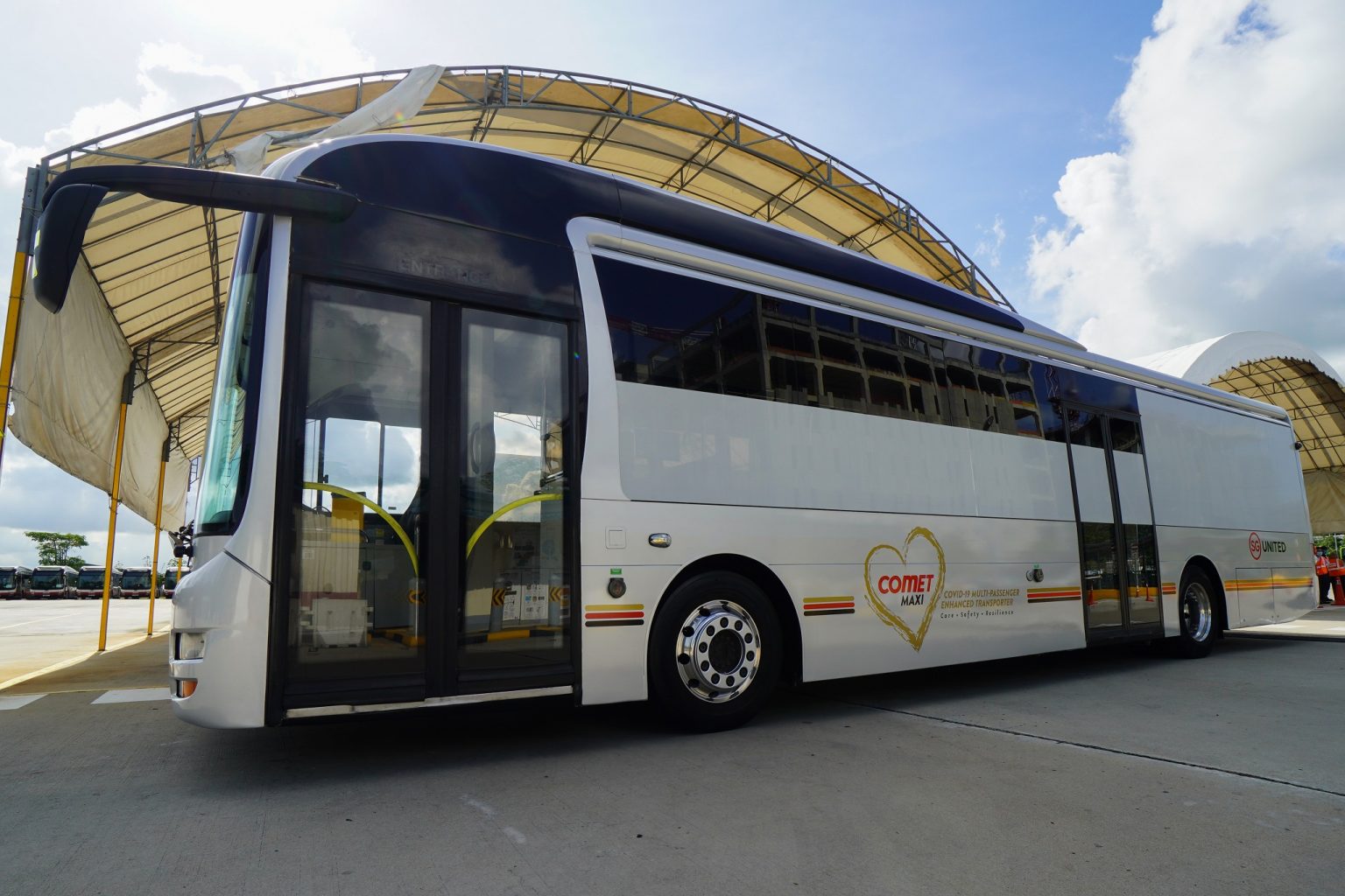 COMET MAXI Bus In Special Livery Photo SMRT Land Transport Guru