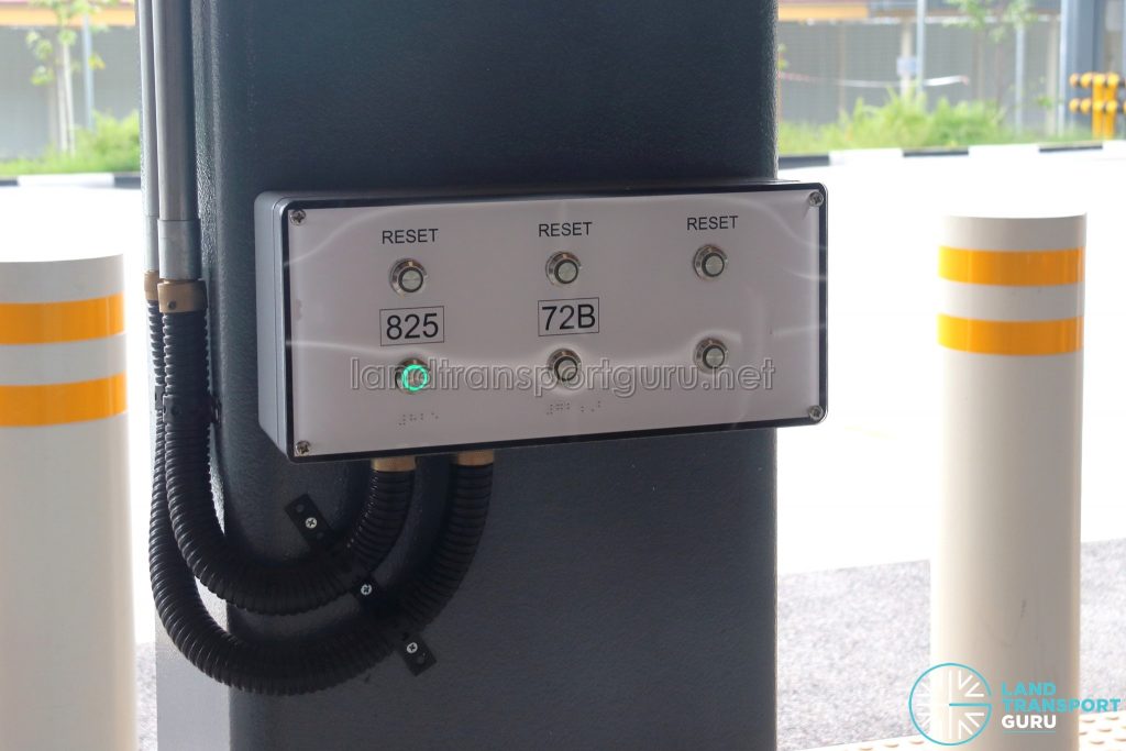 Yio Chu Kang Bus Interchange - Passenger-in-wheelchair call button