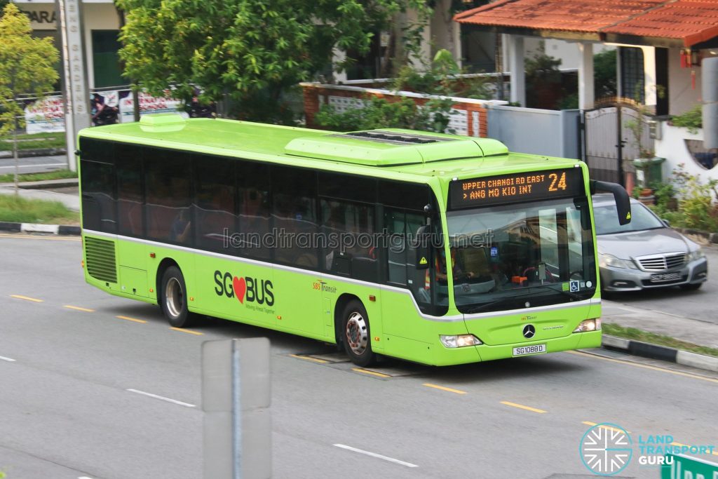 Bus 24: SBS Transit Mercedes-Benz Citaro (SG1088D)