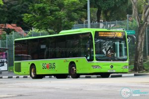 Bus 70B: SBS Transit Mercedes-Benz Citaro (SG1111U)