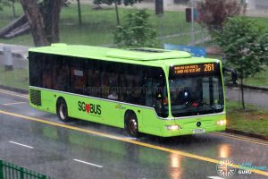 Bus 261: SBS Transit Mercedes-Benz Citaro (SG1231G)