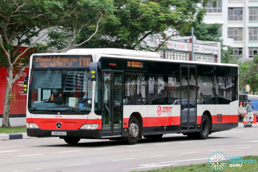 Bus 110 - SMRT Buses Mercedes-Benz Citaro (SMB142J)