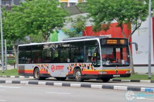 Bus 110: SMRT Mercedes-Benz Citaro (SG1693G)