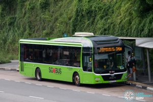 Bus 34A: Go-Ahead MAN Lion's City A22 (SG1720L)