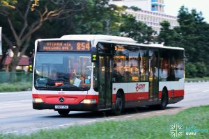 Bus 854: SMRT Mercedes-Benz Citaro (SMB173U)