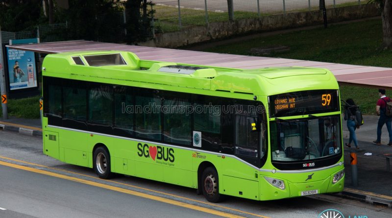 Bus 59: SBS Transit Volvo B5LH (SG3019R)