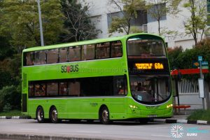 Bus 68A: Go-Ahead Volvo B9TL Wright (SG5060G)