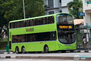 Bus 962: SMRT Buses Volvo B9TL Wright (SG5584L)