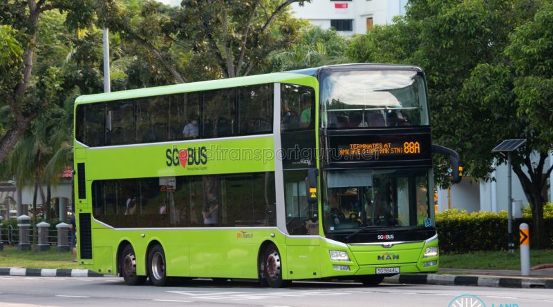 Bus 88A: SBS Transit MAN Lion's City DD A95 (SG5844L)
