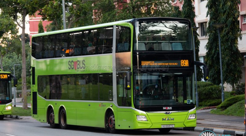 Bus 89A: SBS Transit MAN Lion's City DD A95 (SG5937C)