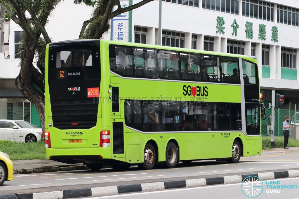 Bus 62: Go-Ahead MAN A95 (SG6092H)