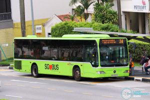 Bus 24: SBS Transit Mercedes-Benz Citaro (SBS6885A)